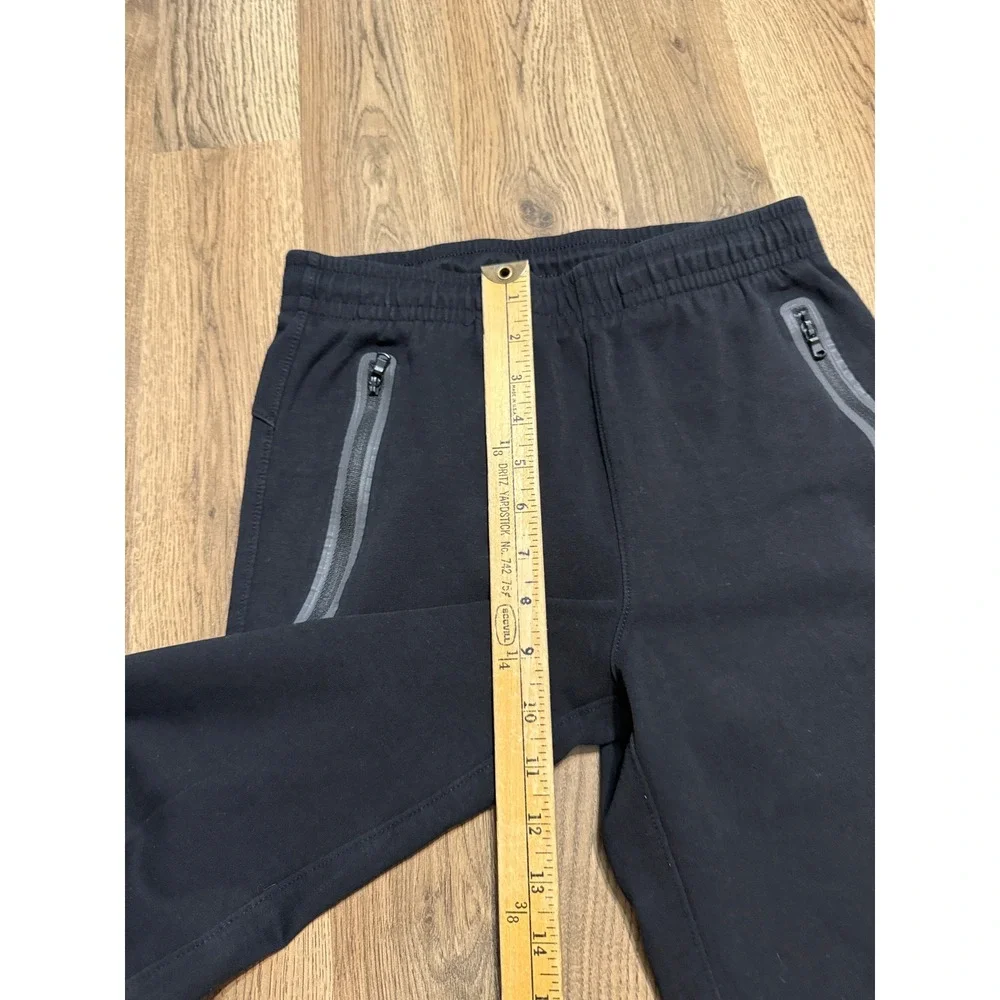 Old Navy Pants Boys Size XL Black Jogger Zipper Pocket Dynamic Fleece